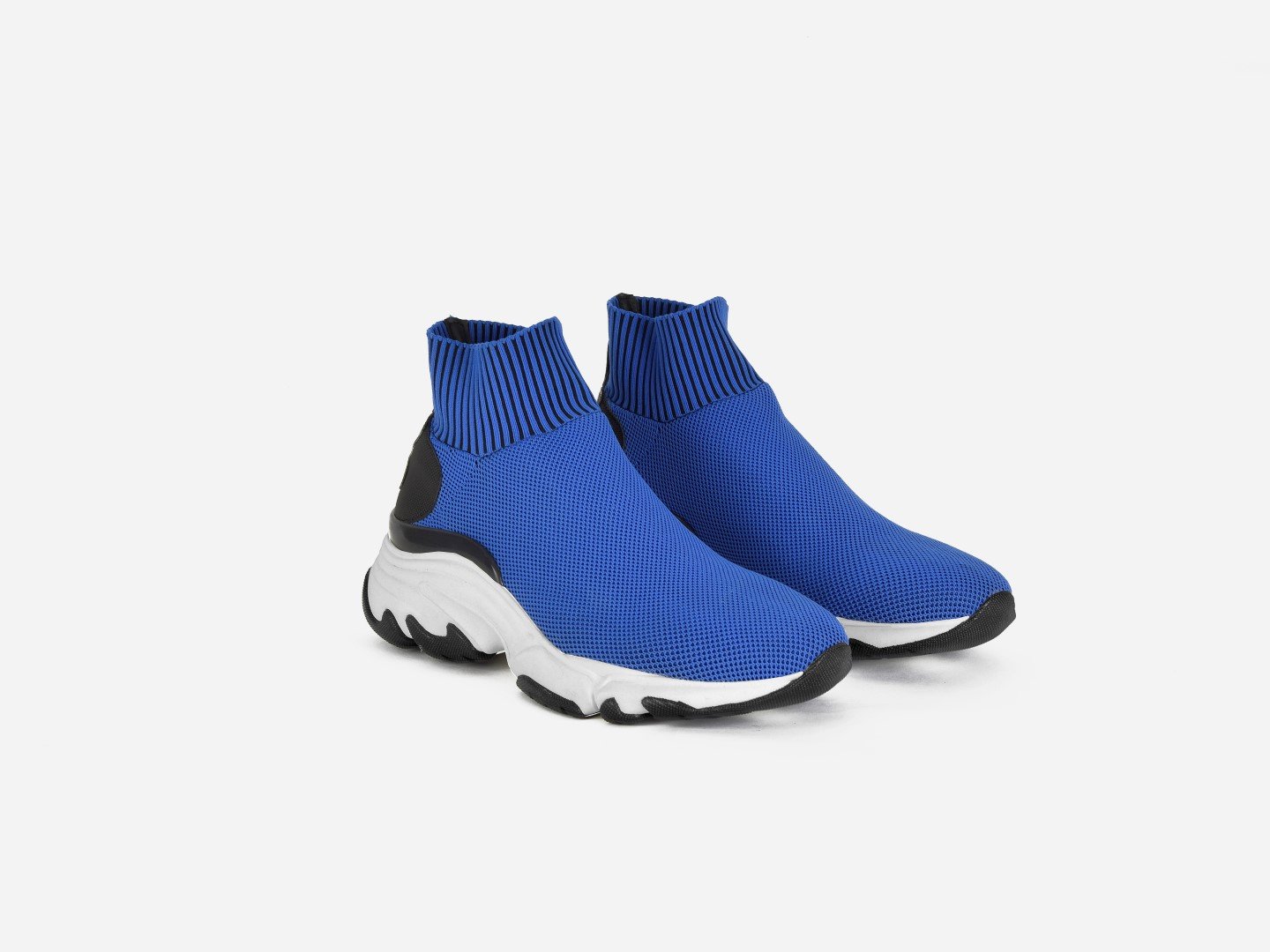 pregis ryder blue sock oversized runner sneaker made in Portugal